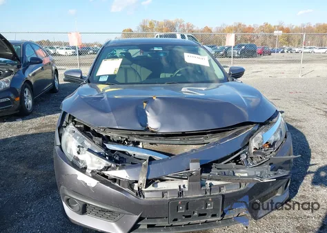 2017 Honda Civic Ex z USA, uszkodzony, nr VIN 2HGFC2F86HH508251